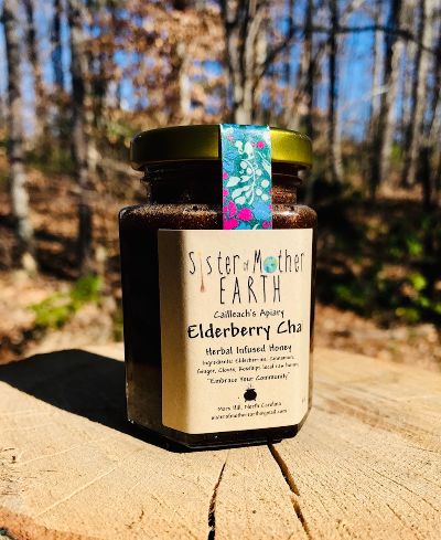 Cailleach's Apiary - Elderberry Chai - Infused Honey image 0