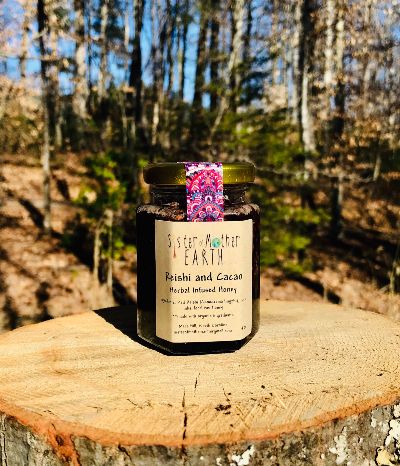 Cailleach's Apiary - Reishi and Cacao - Infused honey image 0