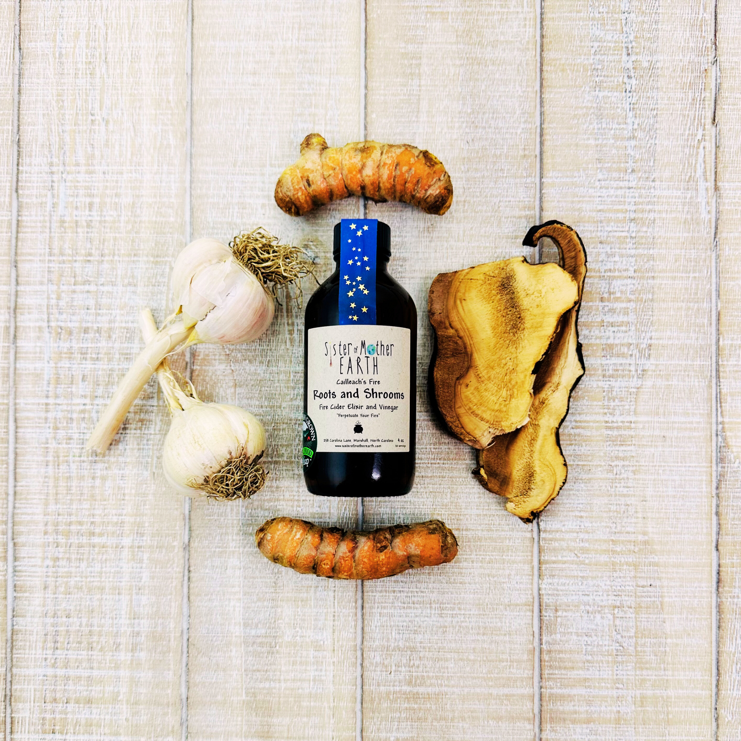 Baba Yaga's Fire - Fire Cider - Roots and Shrooms