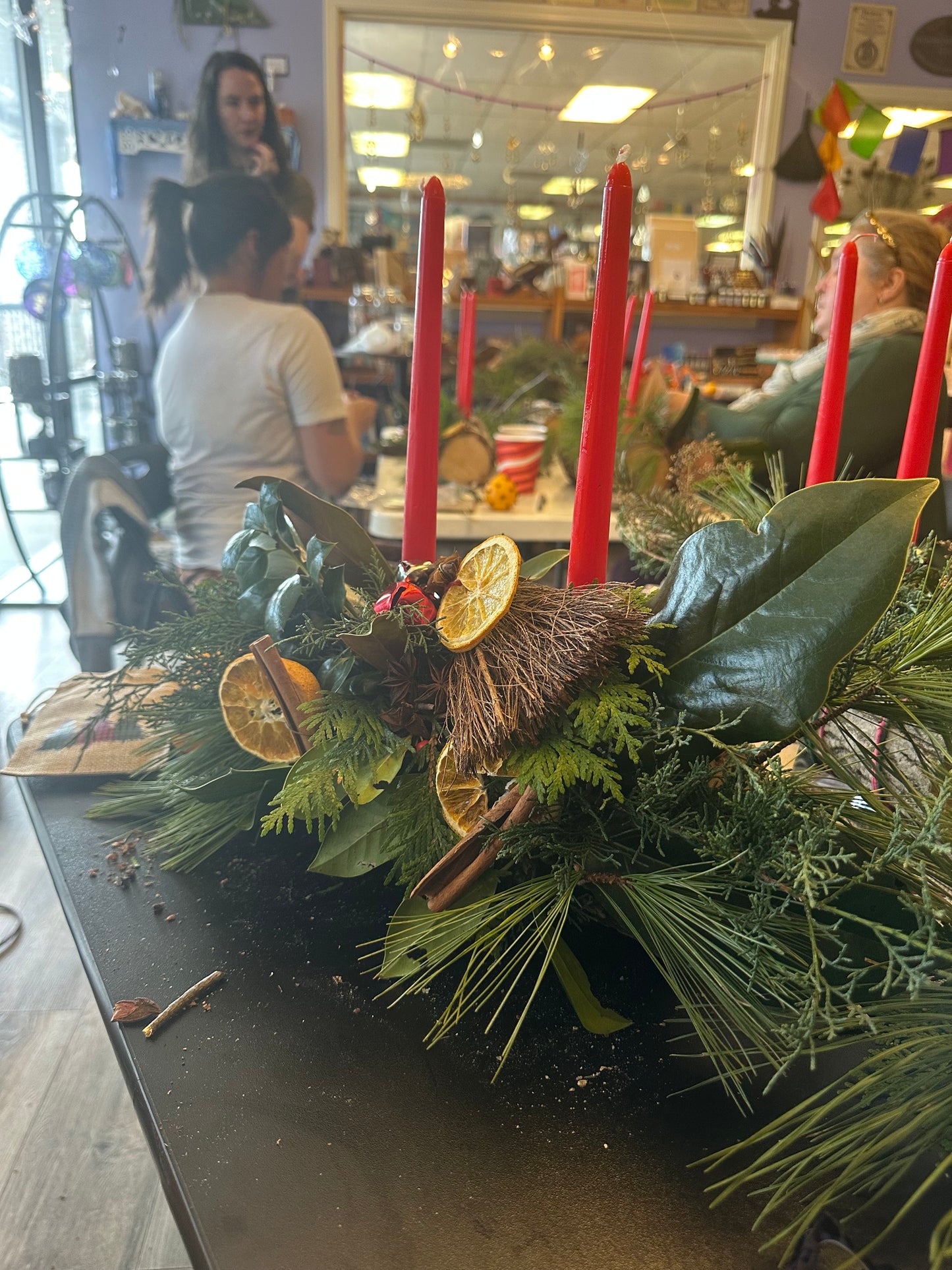 Winter Solstice Celebration at Ginny Lou's- Building Your Yule Log