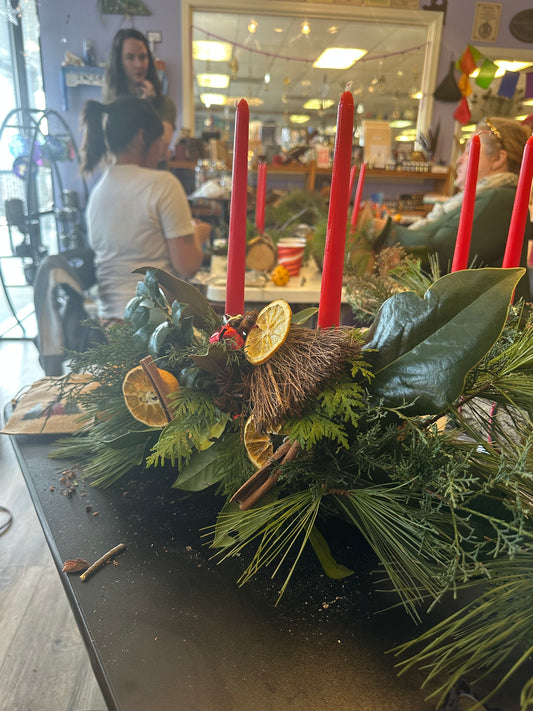 Winter Solstice Celebration at Ginny Lou's- Building Your Yule Log