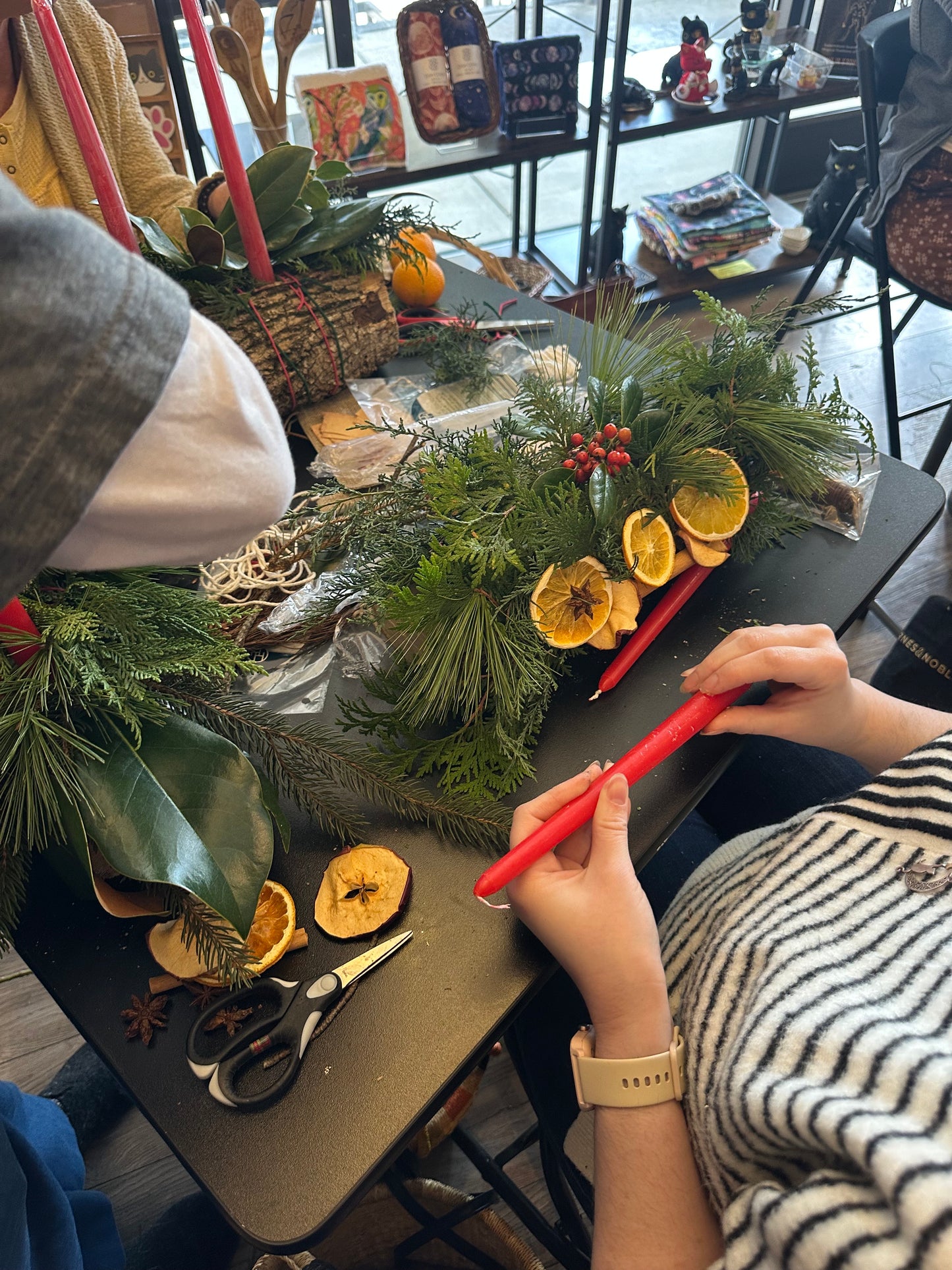 Winter Solstice Celebration at Ginny Lou's- Building Your Yule Log