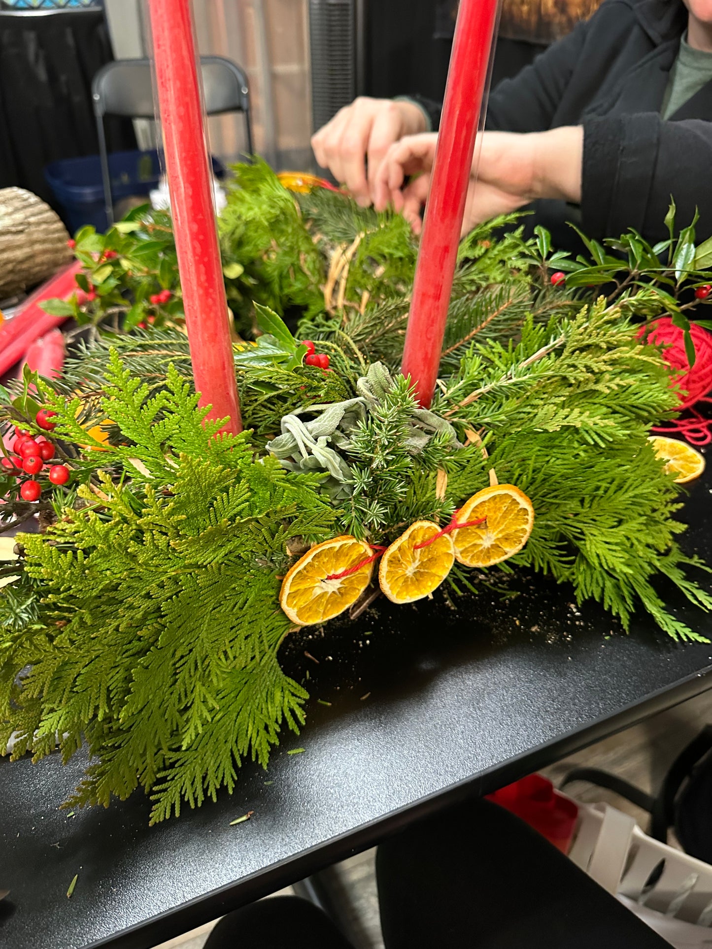 Winter Solstice Celebration at Ginny Lou's- Building Your Yule Log